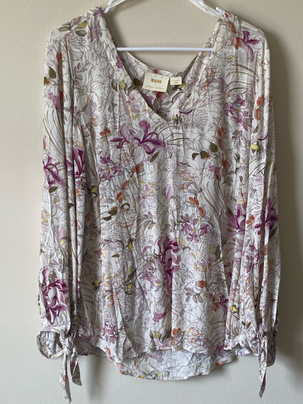 Anthropologie Maeve Pernille Floral Blouse NWT - Picture 4 of 10